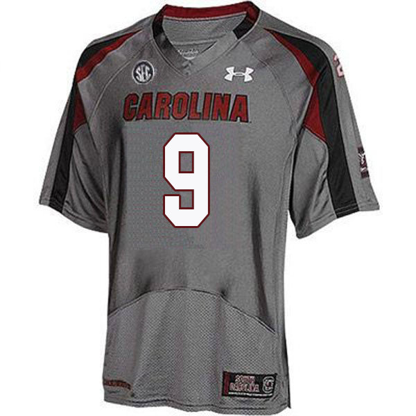 Men #9 Keisean Nixon South Carolina Gamecocks College Football Jerseys Sale-Gray